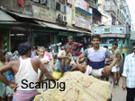 Straßenszene in Kolkata