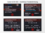 AF-Kalibrierung an der Canon EOS 50D